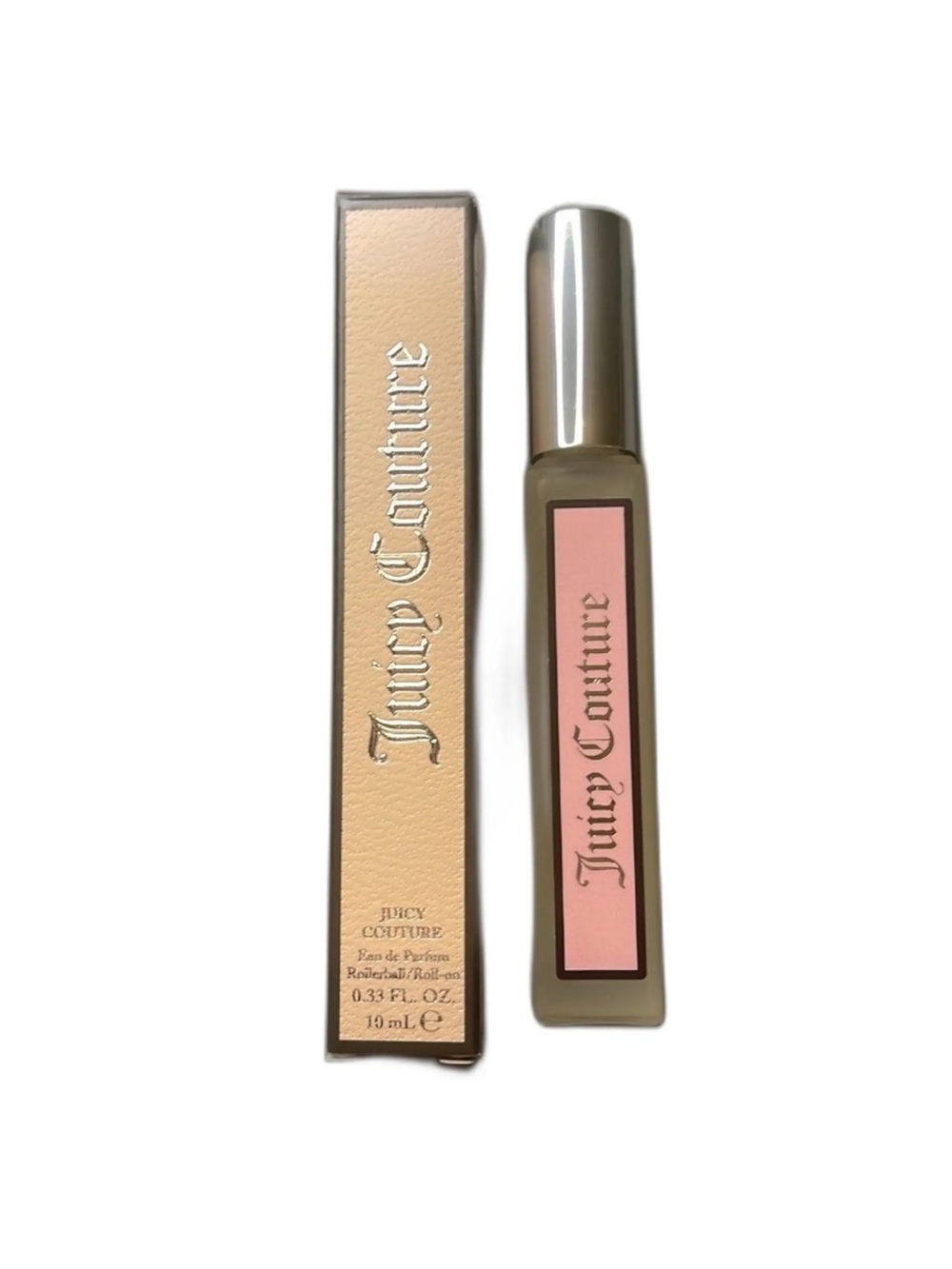 Juicy Couture Rollerball Fragrance in Pink and Gold Accents